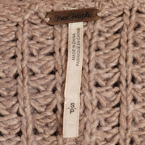 Free people breeze waffle knit chunky cardigan Small - Picture 7 of 12